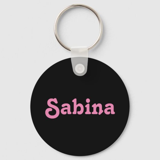 Sleutelhanger Sabina (Voorkant)