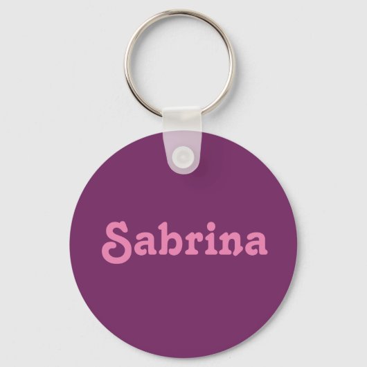 Sleutelhanger Sabrina (Voorkant)