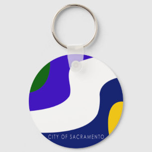 Sleutelhanger Sacramento (Californië) City vlag