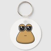 Sleutelhanger - Sad Baby Pou (Achterkant)