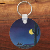 SLEUTELHANGER Saguaro Cactus Full Moon Ride Moonli (Voorkant)