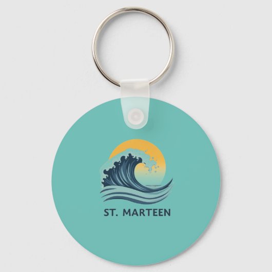 Sleutelhanger Saint-Martin SXM | St Maarten (Voorkant)