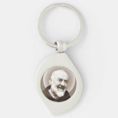 Sleutelhanger Saint Padre Pio (Voorkant)