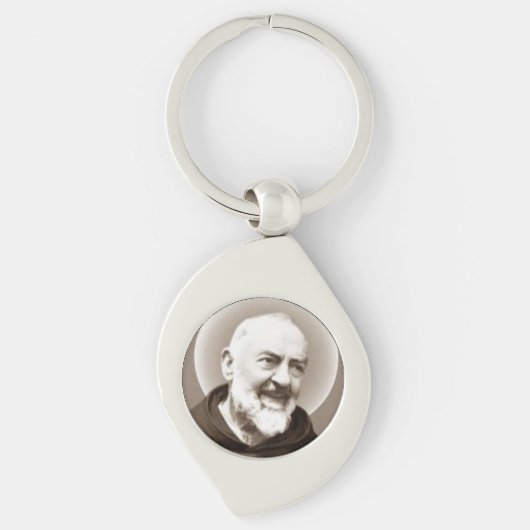 Sleutelhanger Saint Padre Pio (Voorkant)
