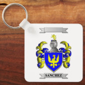 Sleutelhanger Sanchez Achternaam En Wapen (Voorkant)