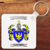 Sleutelhanger Sanchez Achternaam En Wapen (Achterkant)