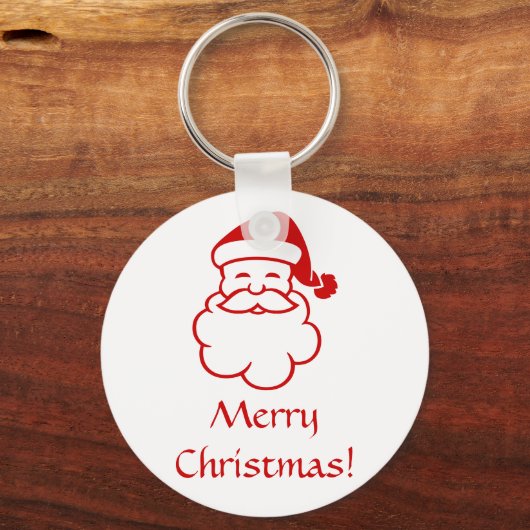 Sleutelhanger - Santa's Face (Voorkant)