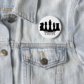 Sleutelhanger Schaakstukken Ronde Button 5,7 Cm (In situ)