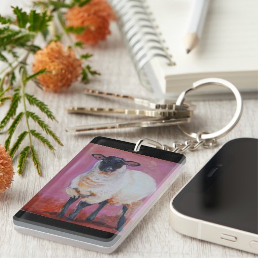 Sleutelhanger schapen (Voorkant Rechts)