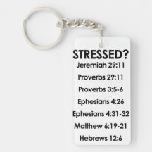 Sleutelhanger Scripturen rechthoek (eenzijdig)