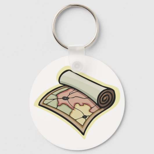 Sleutelhanger Scroll Map (Voorkant)