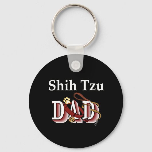 Sleutelhanger shih tzu vader (Voorkant)