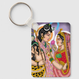 Sleutelhanger Shiva Parvati