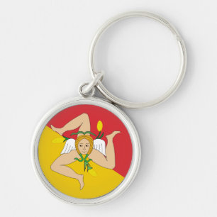 Sleutelhanger Siciliaanse vlag