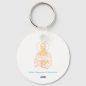 Sleutelhanger: Sint-Athanasius van Alexandrië Sleutelhanger (Achterkant)