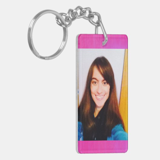 sleutelhanger sjabloon fotorechthoek (Voorkant Links)