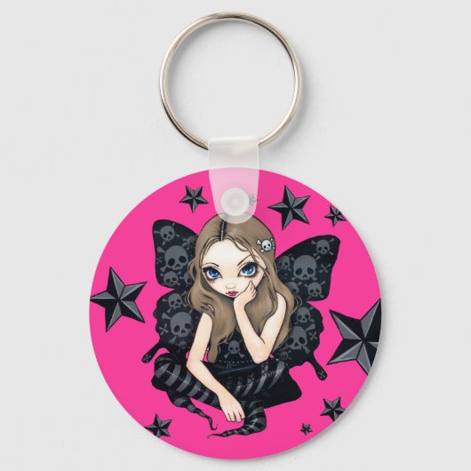 sleutelhanger "Skulls and Stars" (Voorkant)