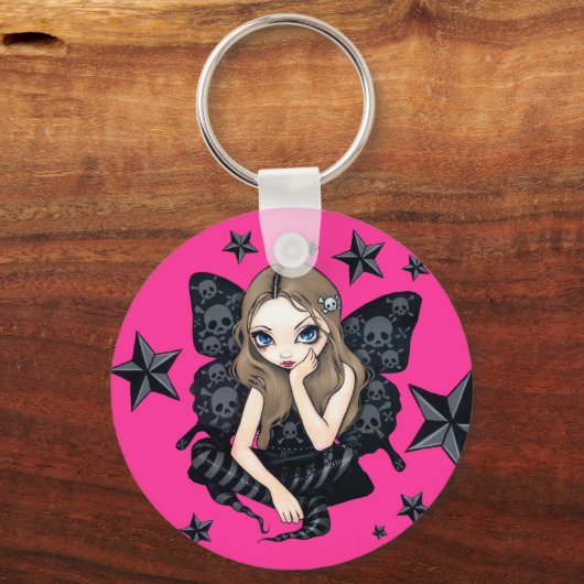 sleutelhanger "Skulls and Stars" (Voorkant)