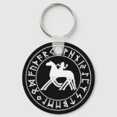 Sleutelhanger sleipnir op blk (Voorkant)