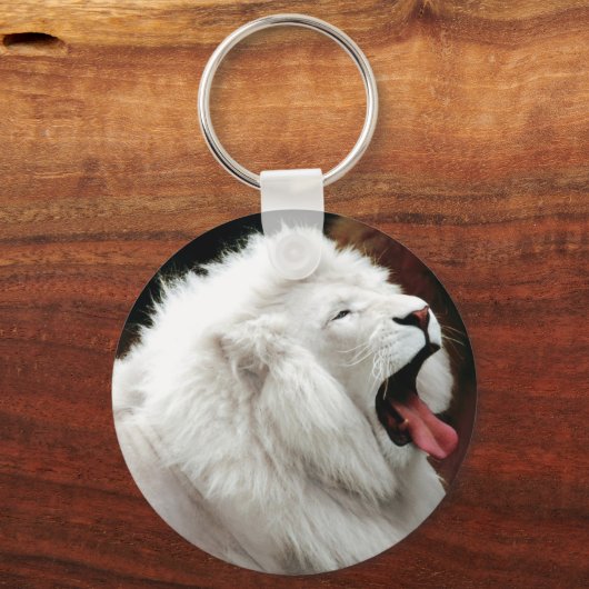 Sleutelhanger: Sleutelhanger van de witte leeuw (Voorkant)