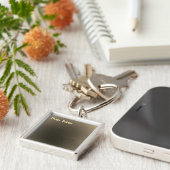 Sleutelhanger sleutelring land yard, (Zijkant)