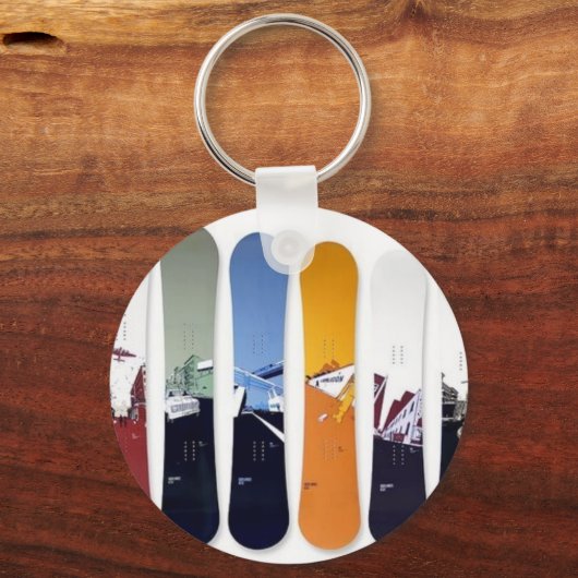 sleutelhanger snowboard (Voorkant)