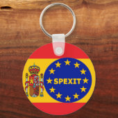 Sleutelhanger Spanje Vlag EU Spanje (Voorkant)