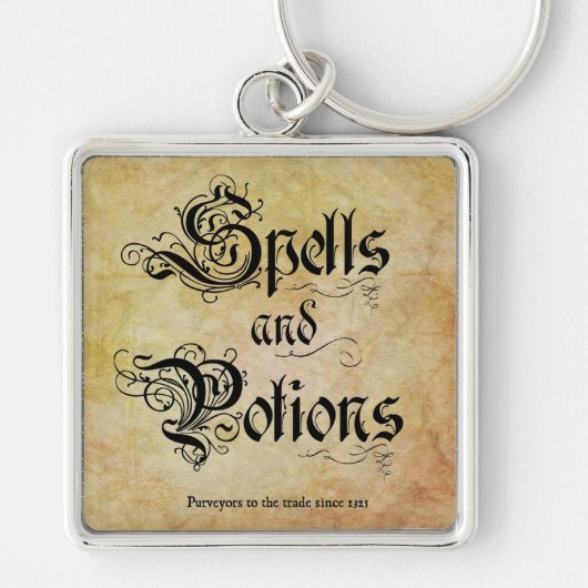 Sleutelhanger Spellen en Poties (Voorkant)