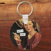 sleutelhanger "Spill It Sister" (Voorkant)