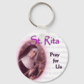 Sleutelhanger St. Rita (Voorkant)