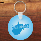 Sleutelhanger Staat West Virginia (Voorkant)