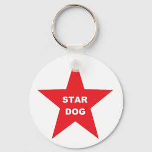 Sleutelhanger Star Dog op Red Star