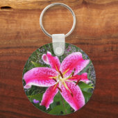 Sleutelhanger - Stargazer Lily (Voorkant)