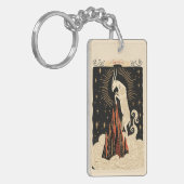 Sleutelhanger Steenbok Celestial Zodiac Art (Voorkant Links)