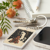 Sleutelhanger Steenbok Celestial Zodiac Art (Voorkant Rechts)