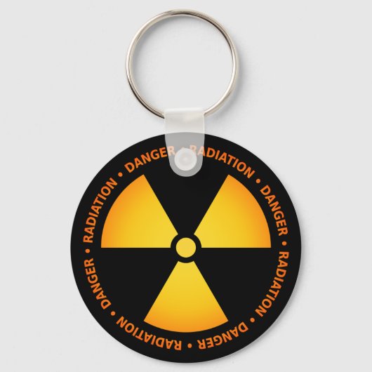 Sleutelhanger stralingssymbool (Voorkant)