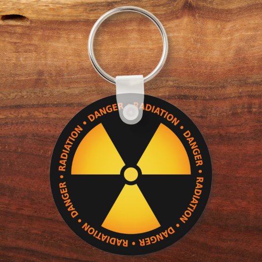 Sleutelhanger stralingssymbool (Voorkant)