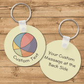 Sleutelhanger strandbal