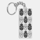 Sleutelhanger suikerschedel GEPERSONALISEERD (Voorkant Links)