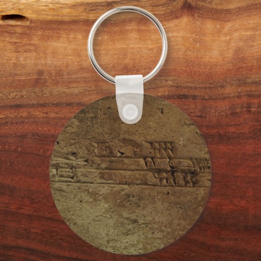sleutelhanger "Sumerian Cuneiform Writing"-cadeau (Voorkant)