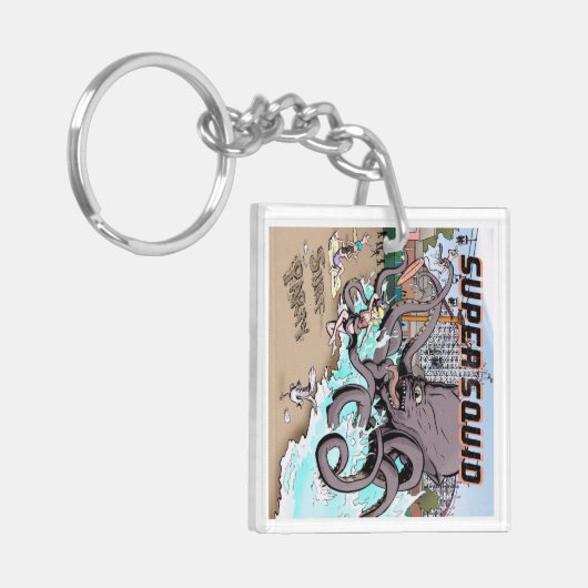 Sleutelhanger Surf partij (Voorkant Links)