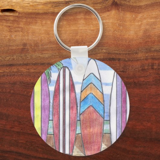 Sleutelhanger SURFBOARDS (Achterkant)