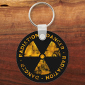 Sleutelhanger symbool voor indrukwekkende straling (Voorkant)