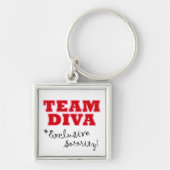 sleutelhanger "Team Diva" (Voorkant)