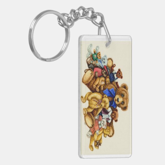 SLEUTELHANGER TEDDY BEAR HUGS Customize (Voorkant Links)