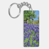 Sleutelhanger Texas Bluebonnet Flowers (Voorkant Links)