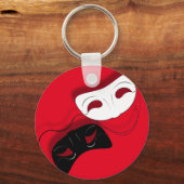 Sleutelhanger theatermaskers (Voorkant)