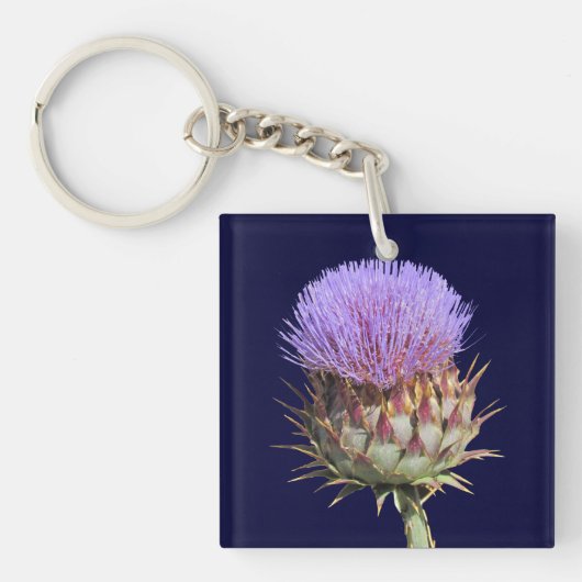 Sleutelhanger - Thistle en naam (Voorkant)