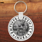Sleutelhanger Thor rune schild (Voorkant)