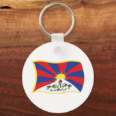 Sleutelhanger Tibet vlag (Voorkant)